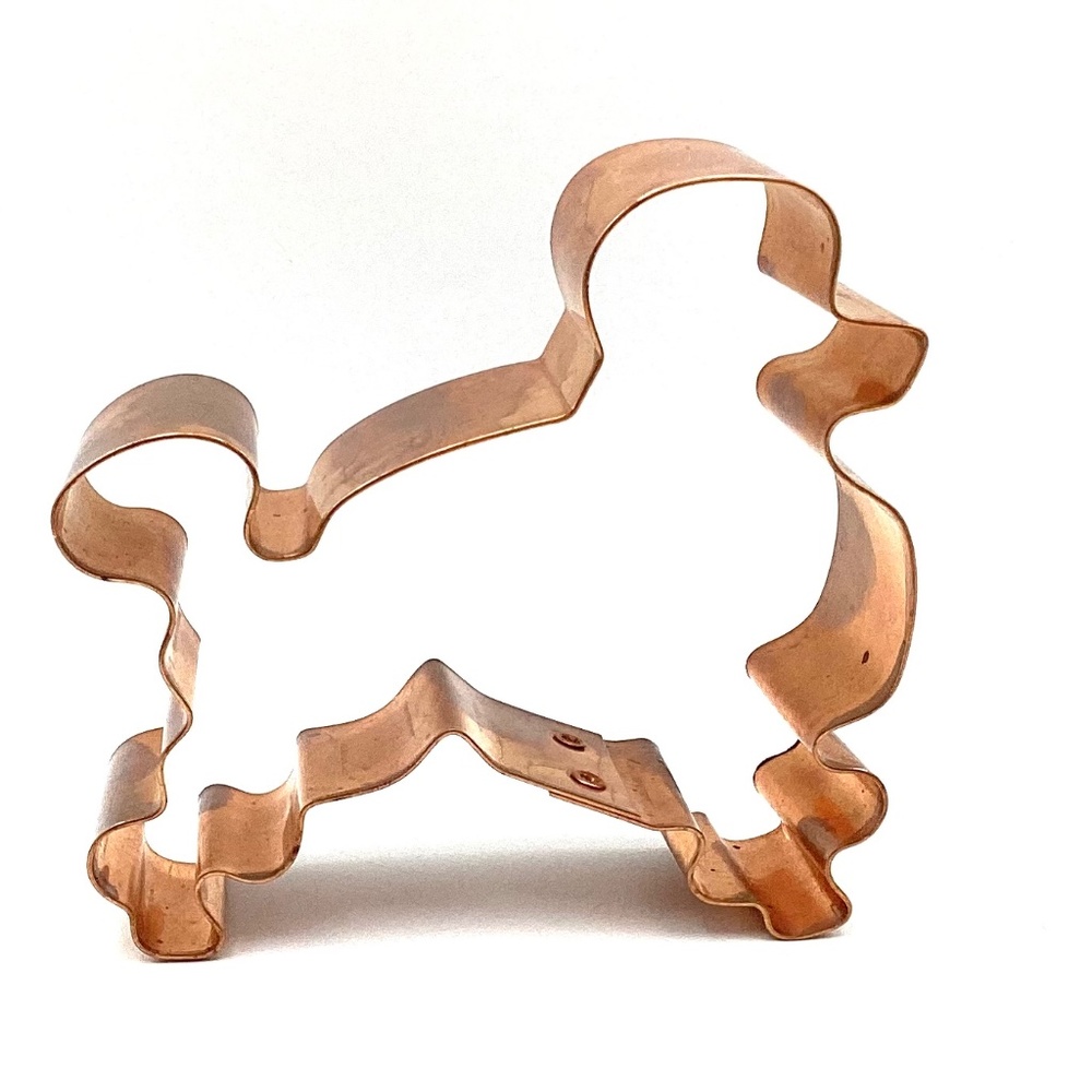 Poodle Dog Copper Cookie Cutter